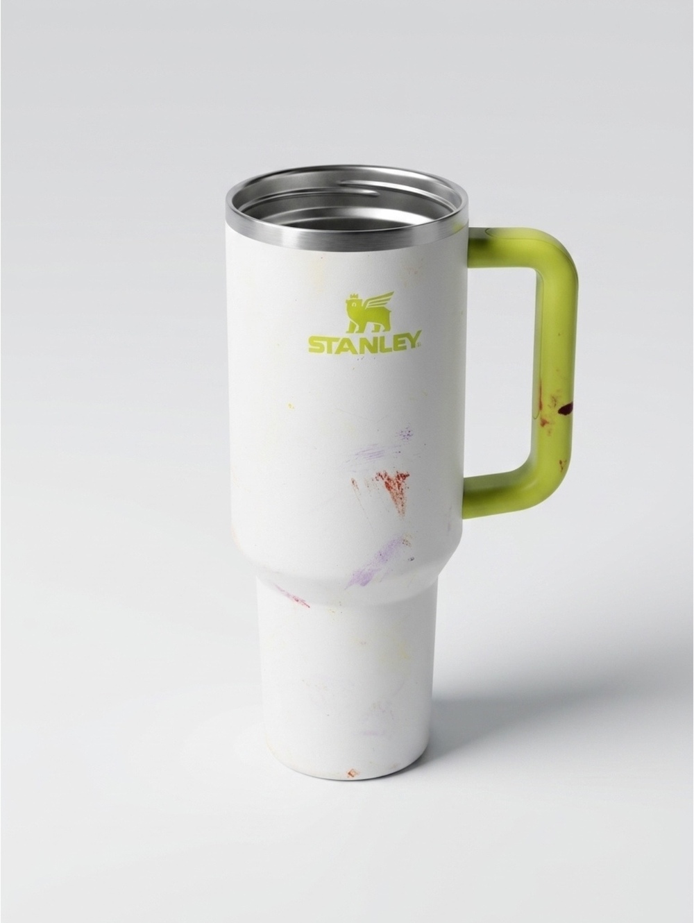 Stanley 40oz H2.0 FlowState Quencher Tumbler Frost/Electric Yellow